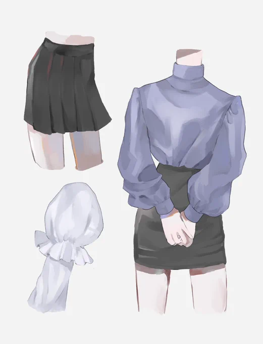 服のシワ 