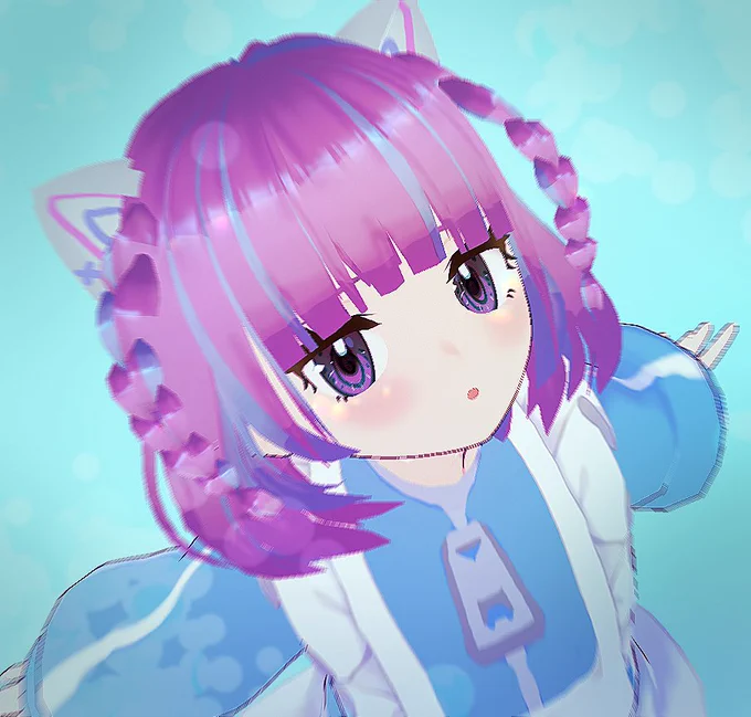 とりあえず簡易版ってことで調整したけど表情つけるの間に合わんかも～～VRCへの理解が浅いので 