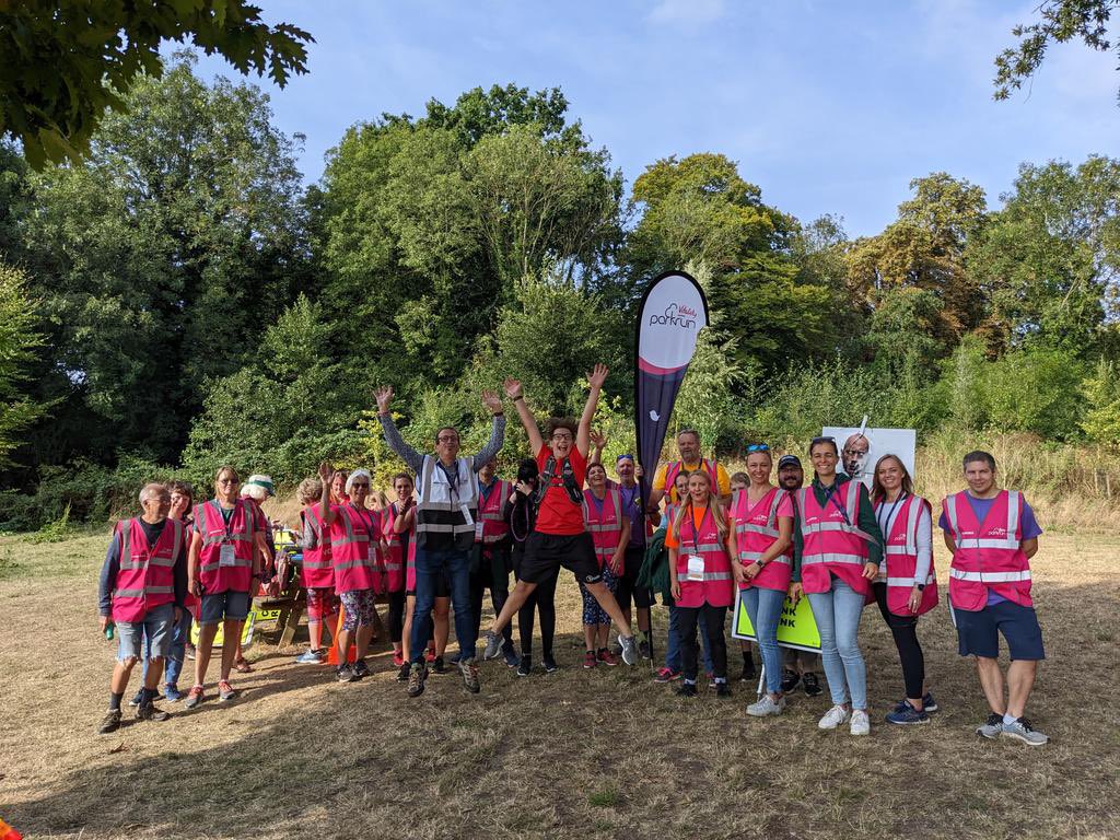 This week 152 people ran, jogged and walked the course, of whom 62 were first timers and 39 recorded new Personal Bests.

The event was made possible by 29 volunteers