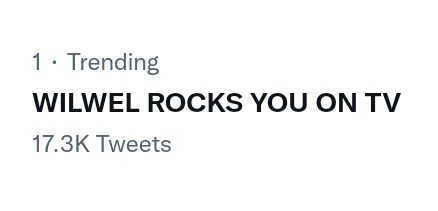 scribersquill's tweet photo. - husay! We're now trending at TOP SPOT nationwide! 

WILWEL ROCKS YOU ON TV
#RunToMe | #KDLex
@alexailacad @kdestrada_ https://t.co/Yk8a169kOp