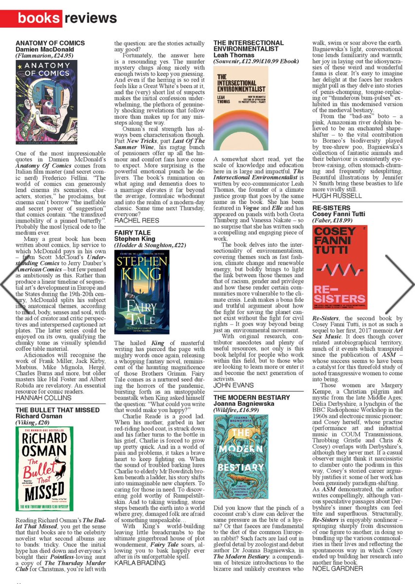 KarlaBrading's tweet photo. My review of Steve Kingโs FAIRYTALE, published in Buzzmagazineโฆ ๐ฅฐ #BuzzMagazine #StephenKing #Fairytale https://t.co/HWcZWyNIyN