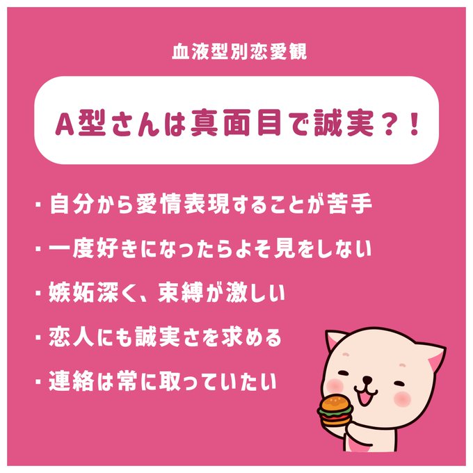 血液型あるあるのtwitterイラスト検索結果