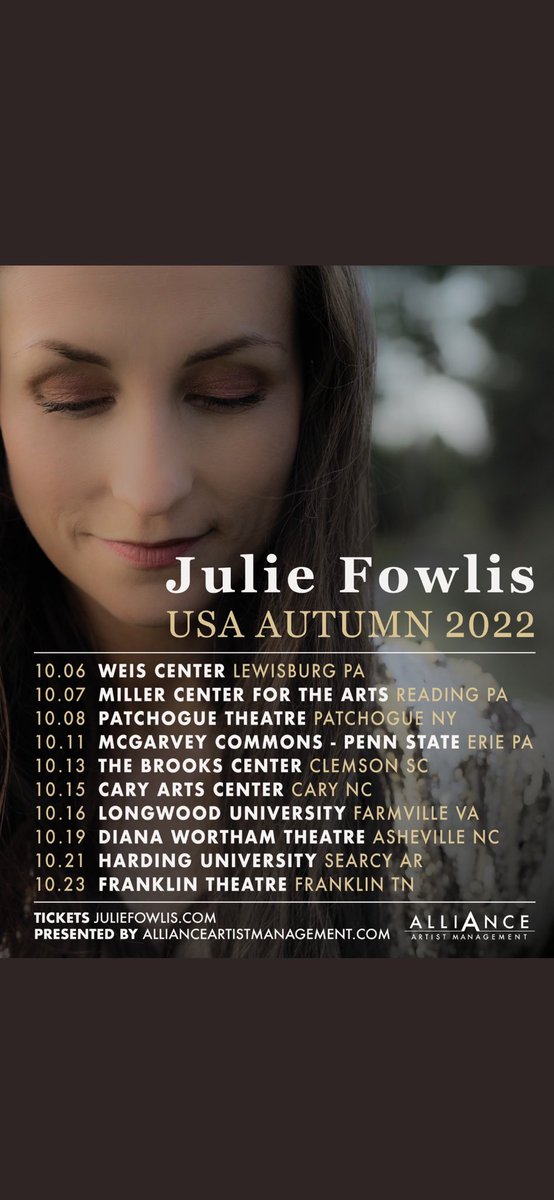 Really looking forward to getting back to USA with @juliefowlis @EamonDoorley @DuncanWChisholm @DeNoir1 this October. Come and see us! #livemusic