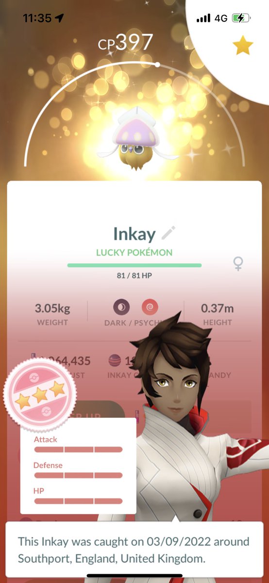stemarshall94's tweet photo. @MYSTIC7 Think I completed Inkay community day already! 😂 got to thank the missus for this one 🙌🏻 https://t.co/8kkjmXIsYh
