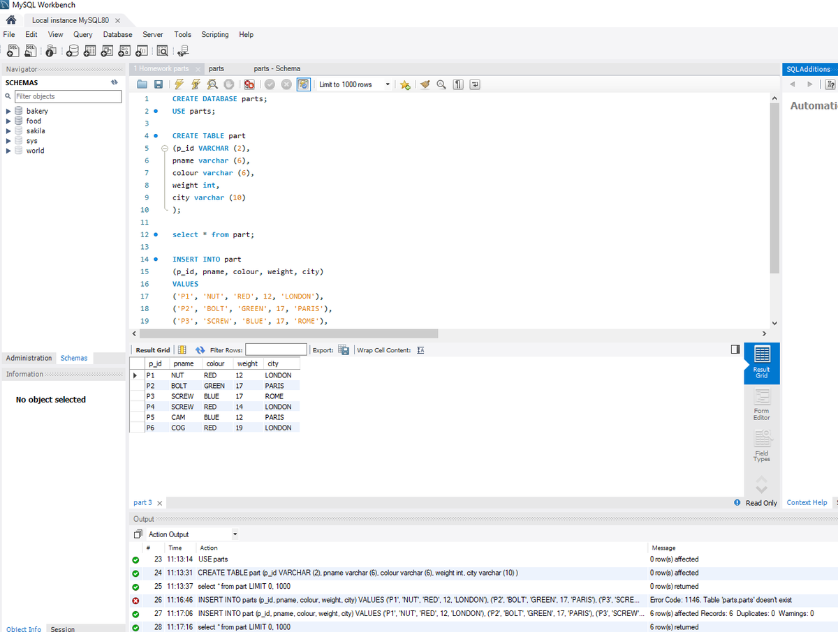 klwalton85's tweet photo. So I am writing my first SQL 😀
@CodeFirstGirls #homework #satisfying https://t.co/bR5T7S5Nrt