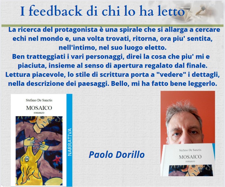 "...mi ha fatto bene leggerlo.": Grazie Paolo Dorillo!🙏