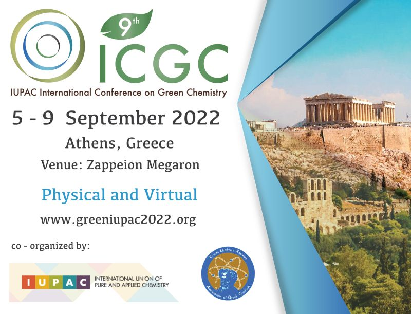 Next week, the green chemistry community will gather in Athens to present, discuss, and accelerate the solutions we need to create a more sustainable future. Thanks, @EEX_AGC and <a href="/IUPAC/">IUPAC</a> ICGCS, for co-organizing the 9th ICGC 👉  greeniupac2022.org 🇬🇷 <a href="/UNEP/">UN Environment Programme</a> <a href="/IYBSSD2022/">Int. Yr. Basic Sciences for Sust. Development</a>