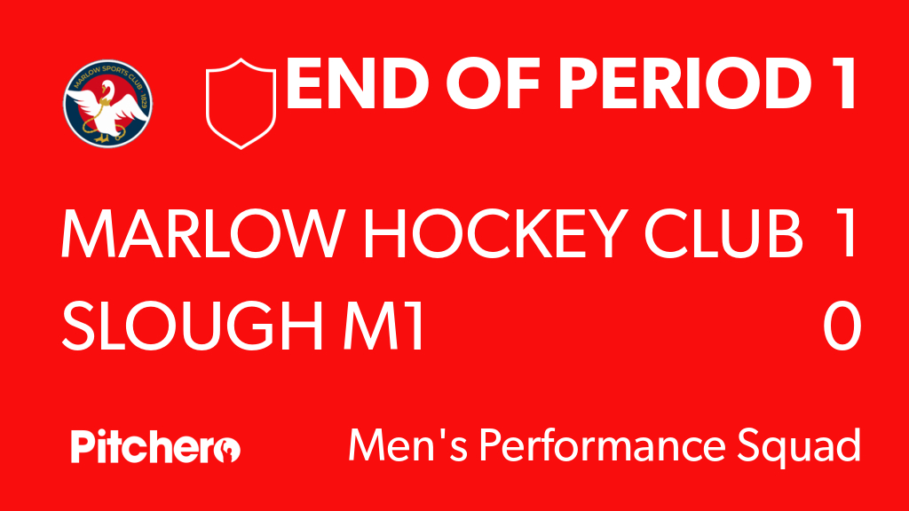 MarlowHC's tweet photo. END OF PERIOD 1: Marlow Hockey Club 1 - 0 Slough M1
#MARSLO #Pitchero
https://t.co/CgwzxEhd1h https://t.co/oHSPH3sZFS