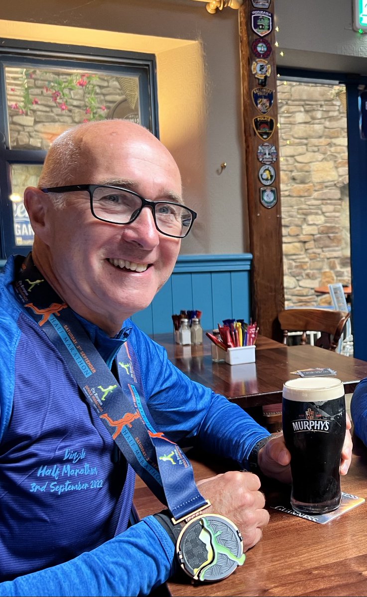 Another PB for Doc VOK. 
He has done every <a href="/DingleMarathon/">Dingle Marathon</a> since they started in 2009 🤩
#dinglemarathon