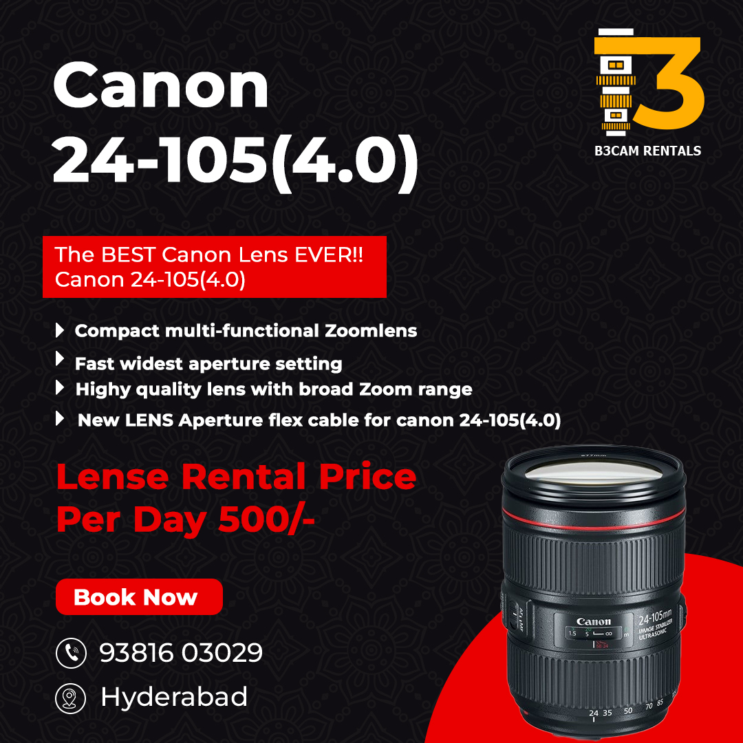 b3camera's tweet photo. Canon 24-105 (4.0) Now Available 
@b3camera rentals
Best Price, Best Quality
Book now: 9381603029
#canon
#B3Camrentals #b3camerarentals #camrentals
#hyderabadcamerarentals #wedding #shooting #photography https://t.co/6im9ne8SXG
