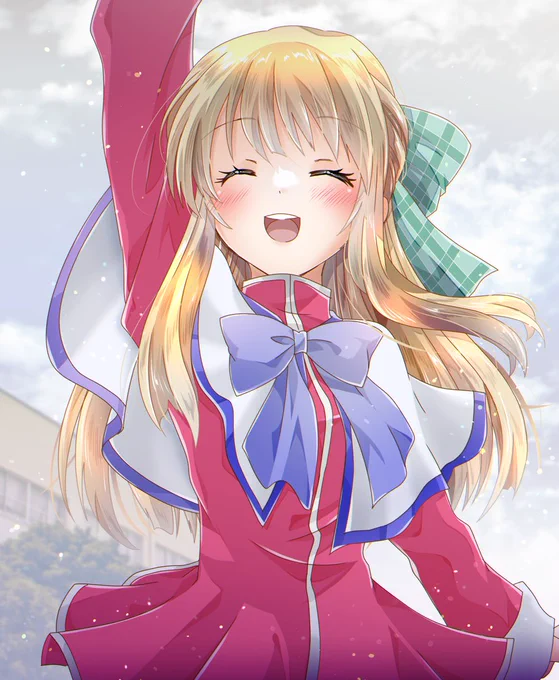 Skebご依頼でした～!Kanonより佐祐理さんですまいー☆って呼んでるイメージでした(*'▽`*)実はkanon最推し佐祐理さんだったのでとても楽しく描かせていただきました。ありがとうございました!  #Skeb #Commission より 
