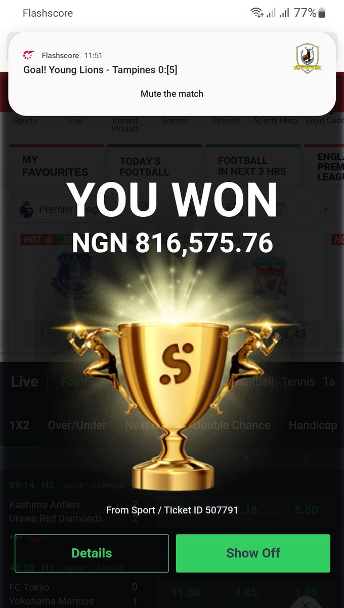 chawtins's tweet photo. 800k BOOOOOM🤑🤑✅️✅️✅️ Early 2 odds
100k giveaway from this immediately 

Retweet &amp; Drop your sportybet ID below ASAP.  I'm funding 100 sportybet users https://t.co/ryUwojzAKN