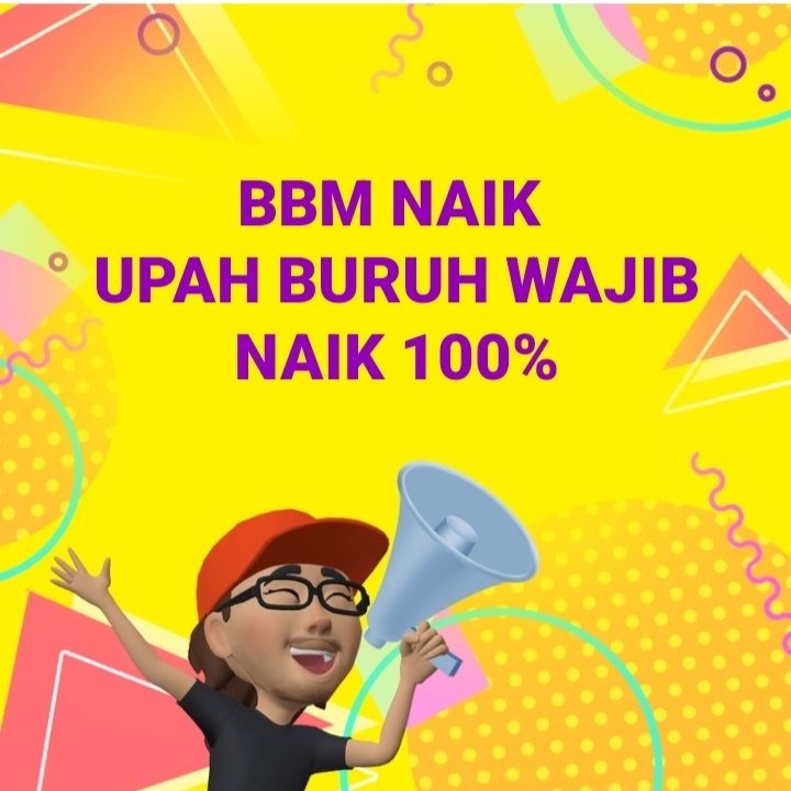 upah buruh harus masa ga naik,,