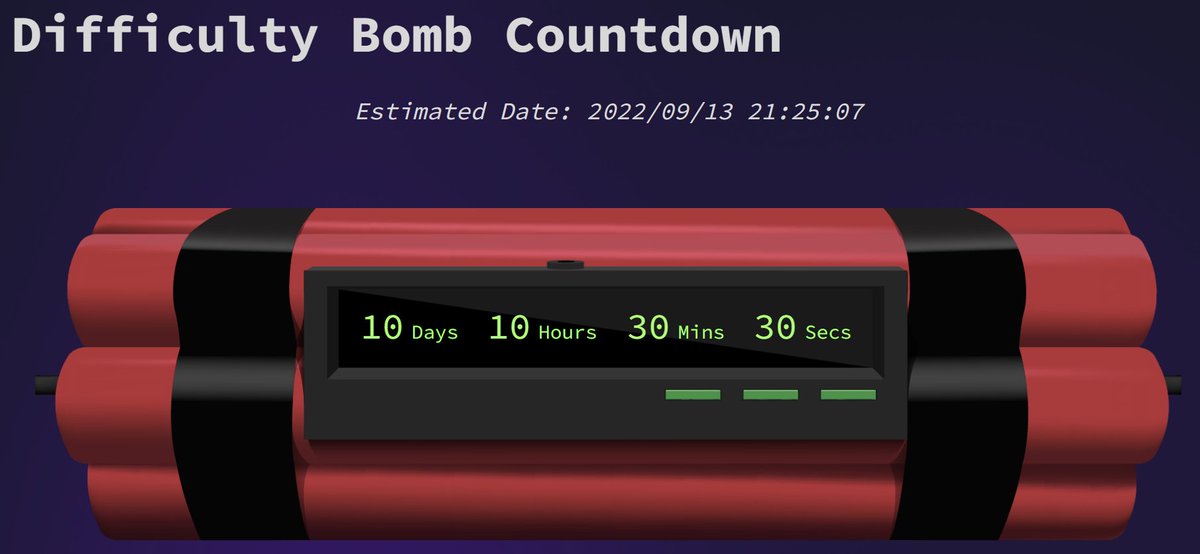 LukaWeb3's tweet photo. $ETH merge date ahead 2 days ~9/13! More hash rate has come onto the network. #mergetember #cryptocurrecy
You call follow at
https://t.co/KIqdJLbvRP https://t.co/EFtfdltKek