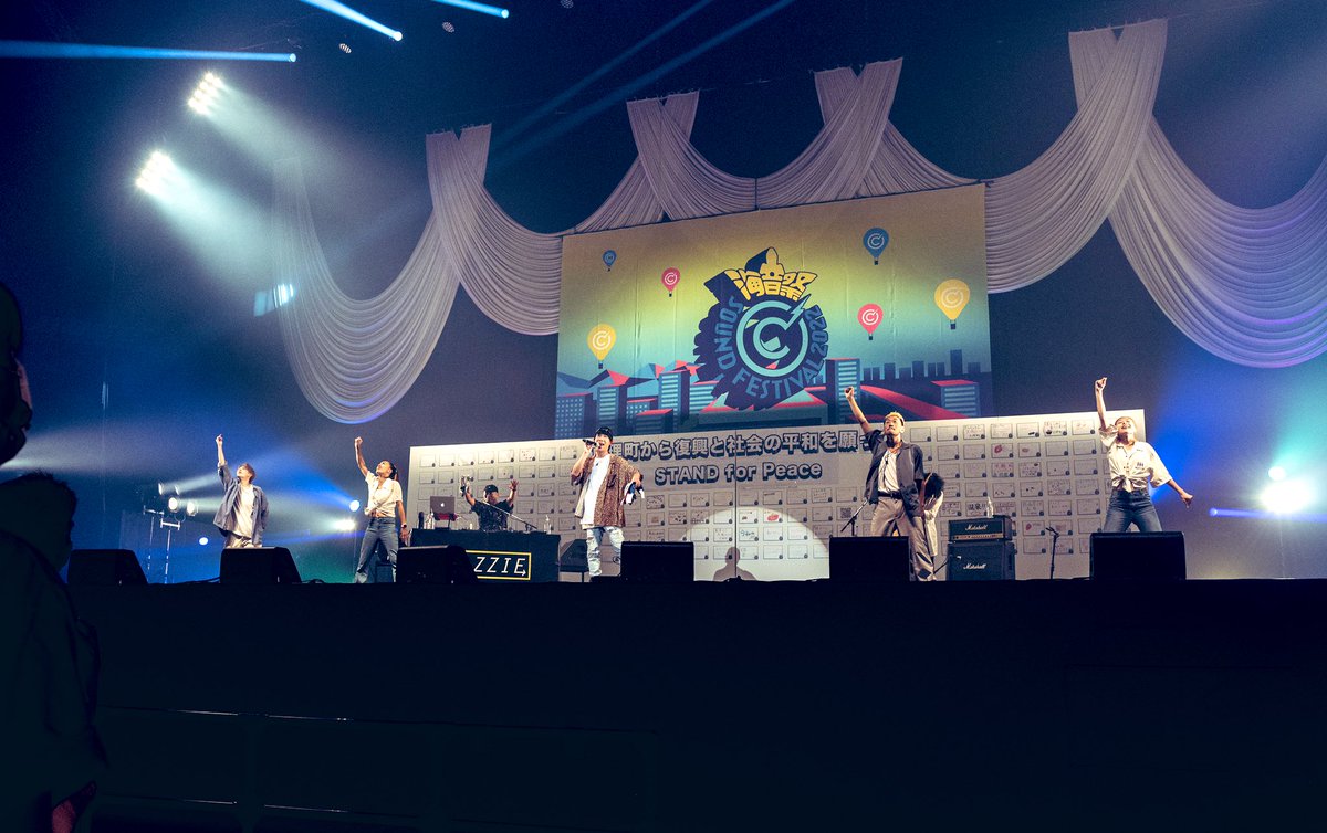 HAZZIE3's tweet photo. 亘理町から復興と社会の平和を願う
C-SOUND FESTIVAL 2022

久々に仙台でフェスライブ！
地元開催だけに
めっちゃ想いがこもったライブになりました！

今日はGt.ヨティ＆DJ O→SUN
BOOM SENDAIのTARO率いるKEIKO,Ryuki,NöИoka
ダンサーも参加のレアver.でお届けしました✨

ありがとうございました！ https://t.co/fd0ctfJJQk