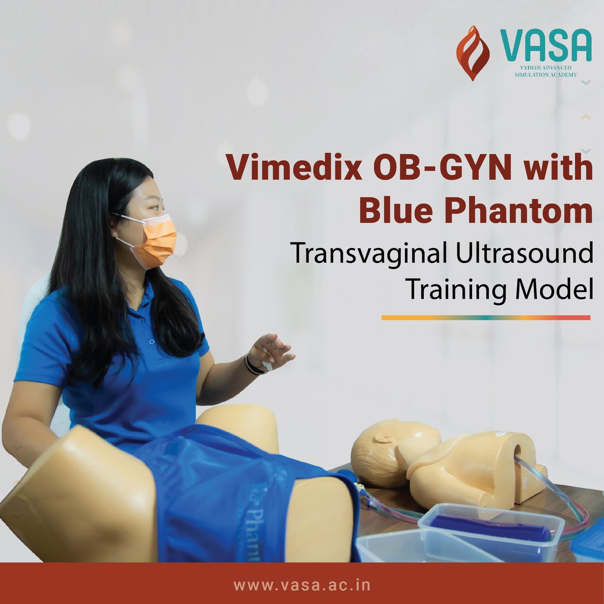 VASASimulation's tweet photo. With our International Faculty Winnie Ng, we are executing ‘Vimedix OB-GYN with #BluePhantom- Transvaginal #Ultrasound Training Model' integrated with HoloLens which allows enhanced learning via Augmented Reality (AR).
#diagnosticulrasound #caevimedix #obstetricscan #VASA https://t.co/TSHgcS6bOD