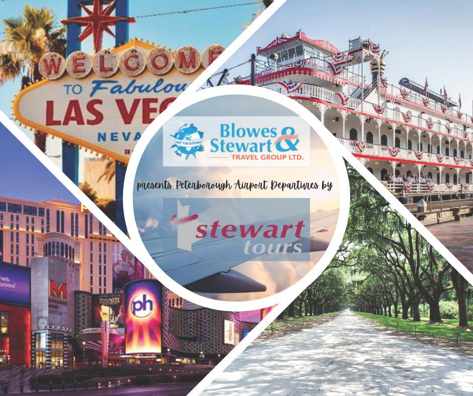 BSTvacations's tweet photo. Don't miss out on the last of the 2022 departures flying direct from @PtboAirport! ✈️ Limited space available. #FlyFromPtbo

Savannah - October 13 to 16 - less than 10 rooms left.
Las Vegas - October 24 to 27 - less than 20 rooms left.
 https://t.co/nJ7DzdXtt5 https://t.co/dfVFU7VGGe