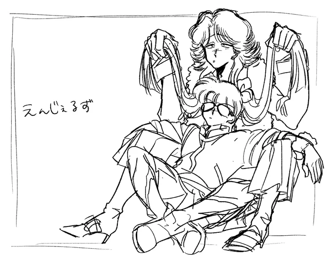 数か月放置している下描き 
