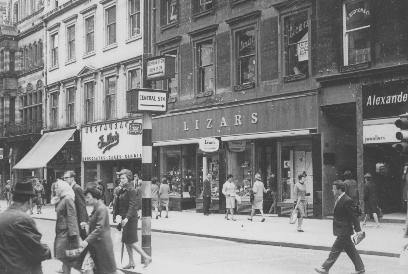 Glasgow City Archives on Twitter "91107 Buchanan St, 1966 Archive Ref