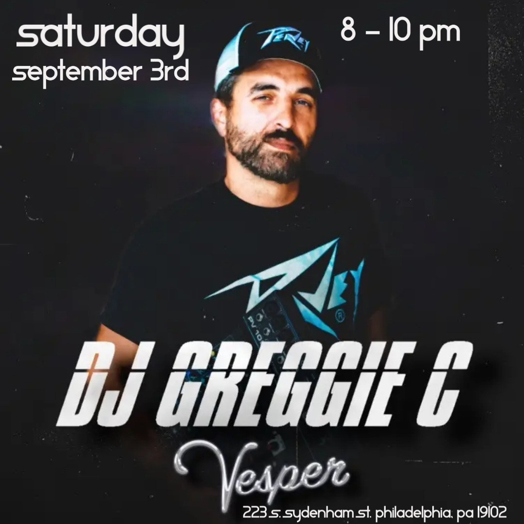 DJGreggieC's tweet image. Catch DJ Greggie C spinning tonight at Vesper Sport Club in Center City for Dinner 8 to 10pm  #djgreggiec #peaveydj #senatedjs #philadelphiadj #clubdj #phillydj #curranentertainment #vespersportclub