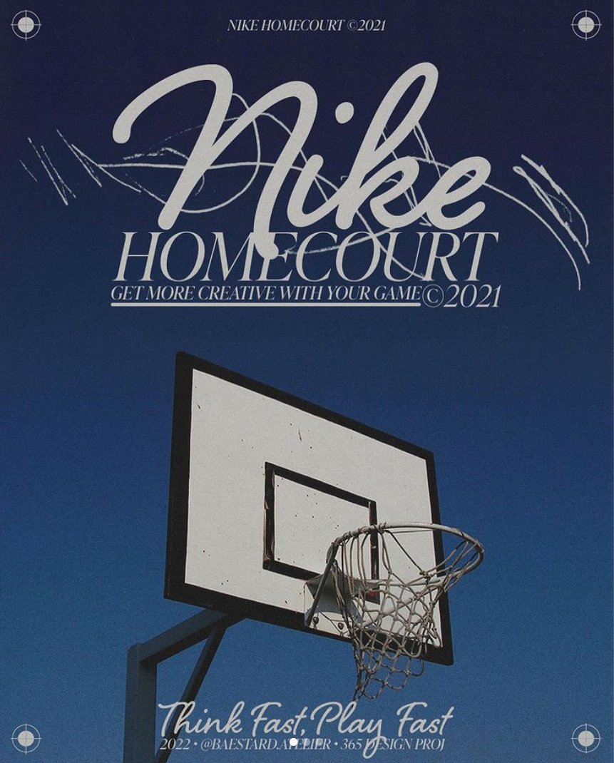 type01_'s tweet photo. Concept poster for Nike (@nike) Homecourt, Just do it

@baestard

#type01 #posterdesign #posterart #poster #typeposter #graphicdesign #graphicdesigner #typography #typographydesign #nike #nikeposter #nikeart #justdoit https://t.co/PL6dGNqE7n