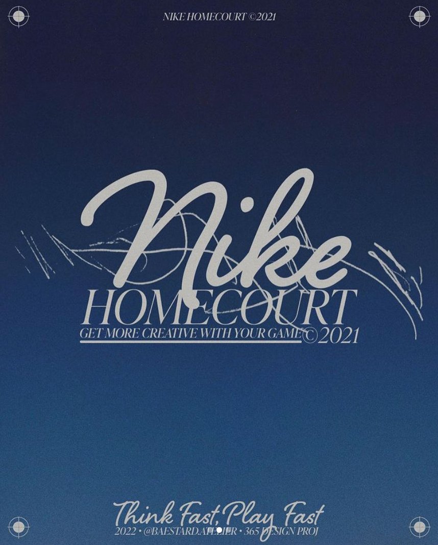 type01_'s tweet photo. Concept poster for Nike (@nike) Homecourt, Just do it

@baestard

#type01 #posterdesign #posterart #poster #typeposter #graphicdesign #graphicdesigner #typography #typographydesign #nike #nikeposter #nikeart #justdoit https://t.co/PL6dGNqE7n