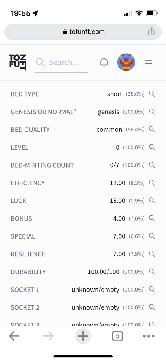 2台ミントして２台ともコモンショートで泣ける。。🥹💜ショートスリーパーになるしかないのか。。！

で、1台目はこちら！
#SleeFi #MyGenesisBed #SleepToEarn