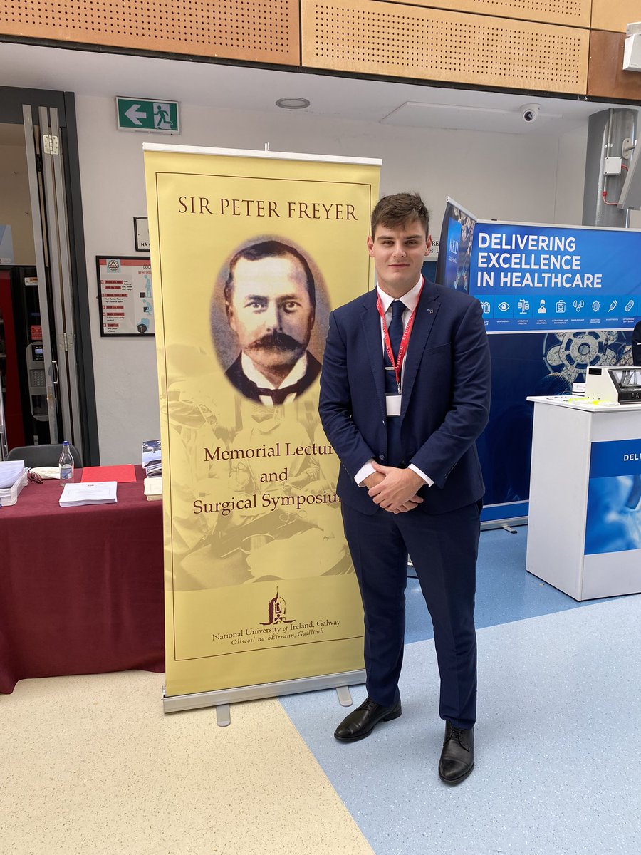 GalwaySurgery's tweet photo. 🥇 Congratulations to @mattdavey93 on winning the #Freyer2022 Research Medal for his presentation on ‘A Novel Three-MicroRNAs Signature Capable of Estimating Prognosis in Early Stage Prognosis’, supervised by @NicolaMillerPhD @aoifelowery &amp; Prof Michael Kerin @GalwaySurgery. https://t.co/VbupXRds8K