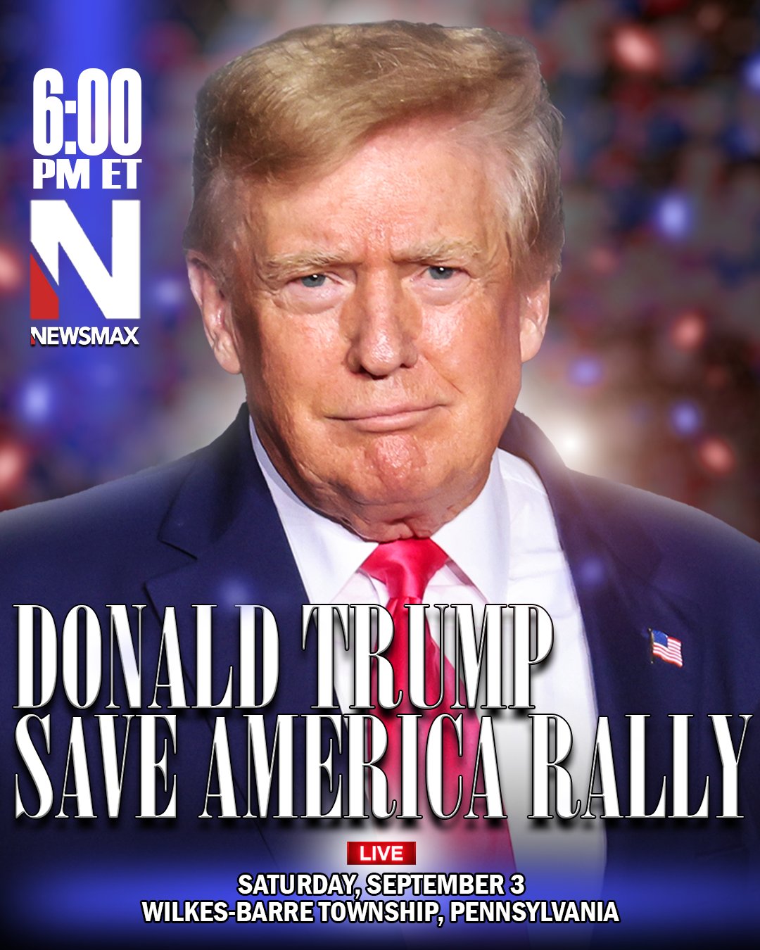 Newsmax on Twitter "RALLY DAY Coverage of Donald Trump's latest SaveAmerica rally event in