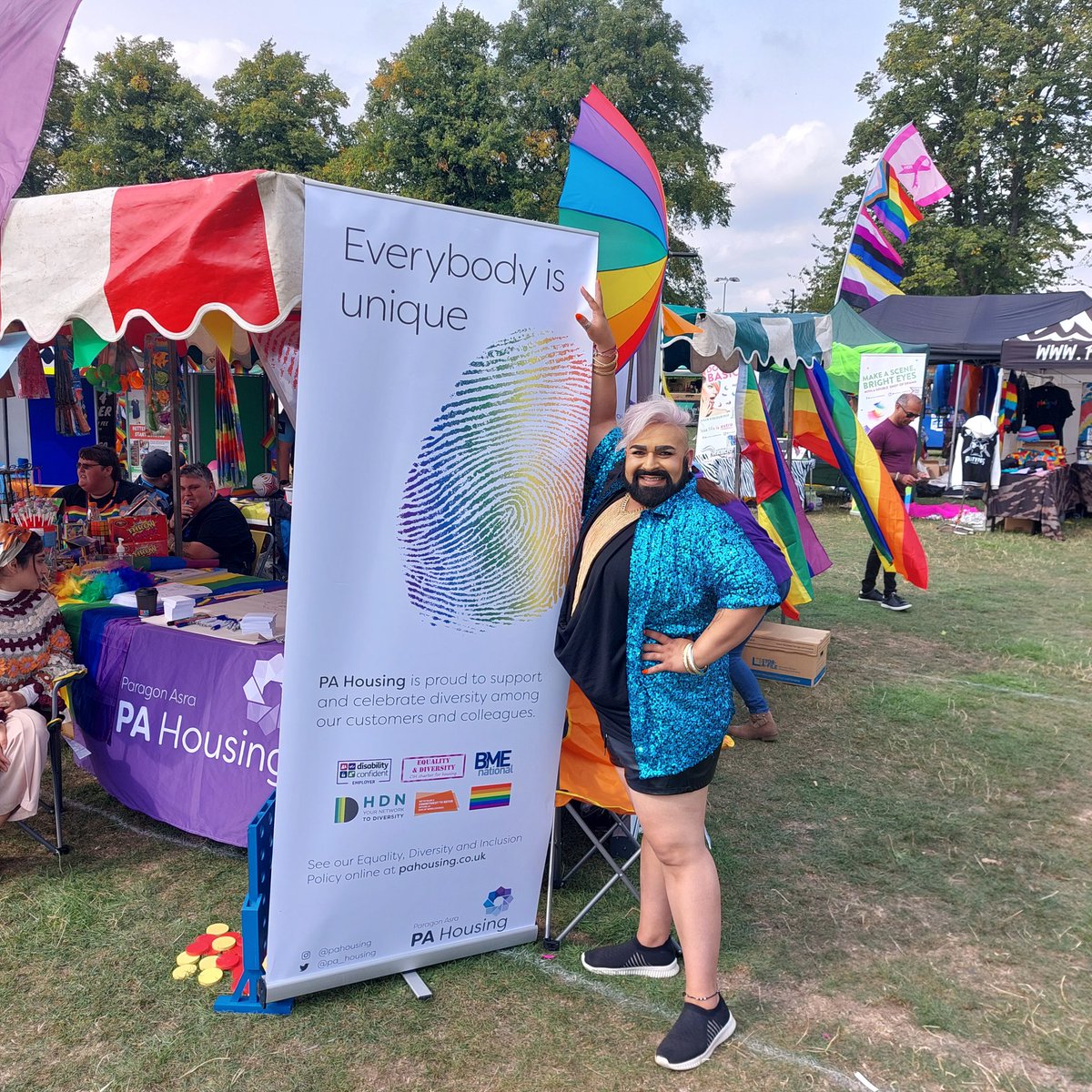 Simon (He/Him) @ PA Housing (@simonatpa) on Twitter photo We are set up and ready🏳️🌈🏳️⚧️🌈 <a href="/leicesterpride/">Leicester Pride</a> Come say Hello #nhood22 @pa_housing #eveybodyisunique #equalitydiversityandinclusion <a href="/RajSharmaHouse/">Raj Sharma (He/His)</a> <a href="/EllieatPA/">Ellie Freeman</a> We are set up and ready🏳️🌈🏳️⚧️🌈 <a href="/leicesterpride/">Leicester Pride</a> Come say Hello #nhood22 @pa_housing #eveybodyisunique #equalitydiversityandinclusion <a href="/RajSharmaHouse/">Raj Sharma (He/His)</a> <a href="/EllieatPA/">Ellie Freeman</a>