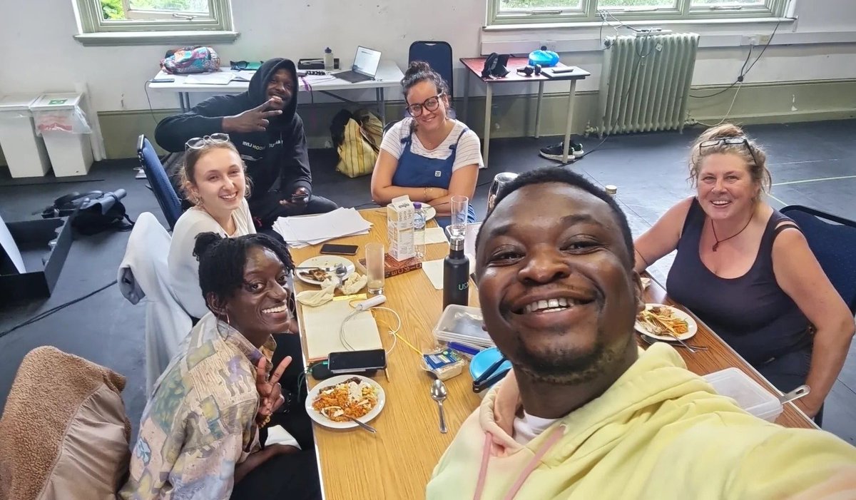 ICYMI 🚨 <a href="/JoshuaKYEOT/">Joshua KYEOT #KYEOT</a> took over our Instagram stories yesterday for a peek behind the scenes of DRUM's final day in the rehearsal room: instagram.com/s/aGlnaGxpZ2h0…

DRUM kicks off 6 Sept, with previews just £10 🎟