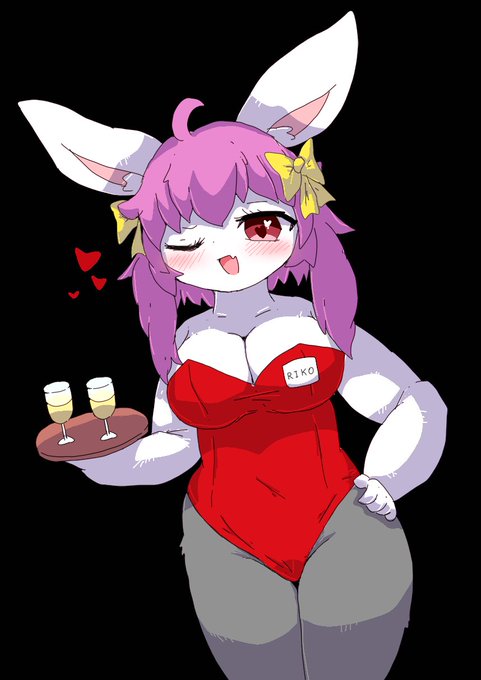 バニーガールなうさぎの女の子 