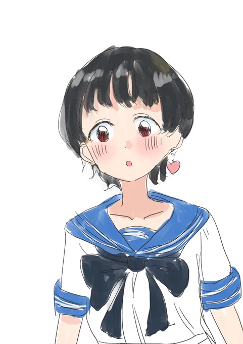 黒髪のり子のイメージをしている高校のときは髪型も違ったんじゃないか?情報をくれ!!!!!! 