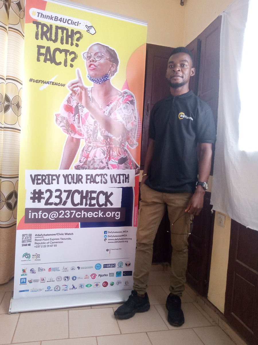 The absence of facts in a story, makes it null and void. Think B4Clickx, verify before sharing. We're proudly Cohort 7.

#defyhatenow 
#Factchecking
#AFFCameroon
#ThinkB4UClick 
#DataJournalism
#HateFreeCameroon
#UnCamerounSansHaine #ConsolidationDeLaPaix