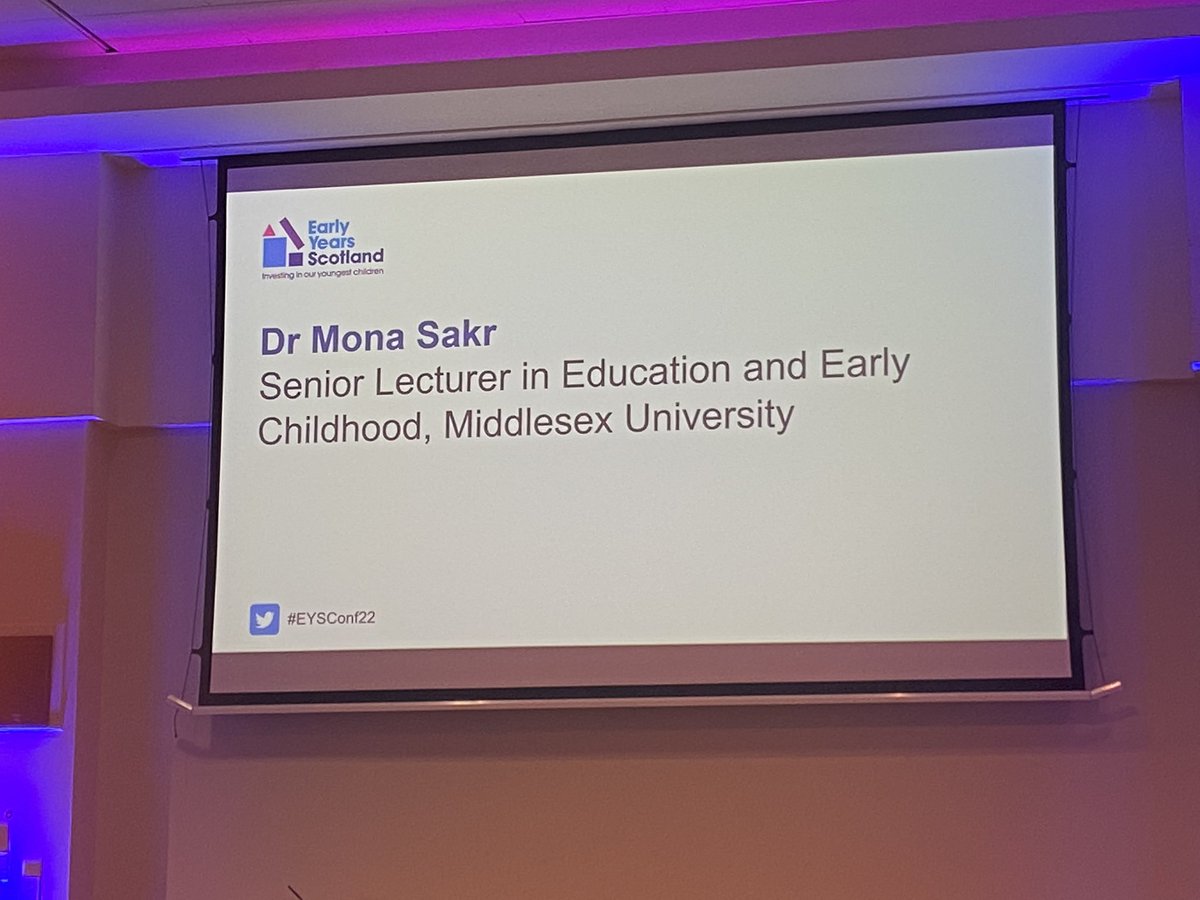SusanMcGhee123's tweet photo. Next up at #eysconf22 is @DrMonaSakr taking about “The Sticky Situation of the Baby Room Leader”.
#elc #leadership #babyroom #under2s https://t.co/NpWUuCfAhN
