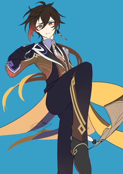 堅如盤石!#原神 #GenshinImpact#鍾離イラストコンテスト 