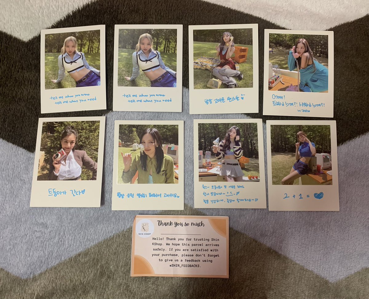 ShinKShop's tweet photo. wts lfb ph

#SHIN_ONAHND 

🧡TWICE BETWEEN 1&amp;2 POLA🧡
• official
• onhand
• ₱80 each
• pf+lsf
• DOP: 3 days

reply/dm “MINE+MEMBER” to claim 😊

🏷: nayeon momo sana jihyo mina dahyun tzuyu pc photocard b1&amp;2 tingi polaroid https://t.co/mvf7MhPUEl