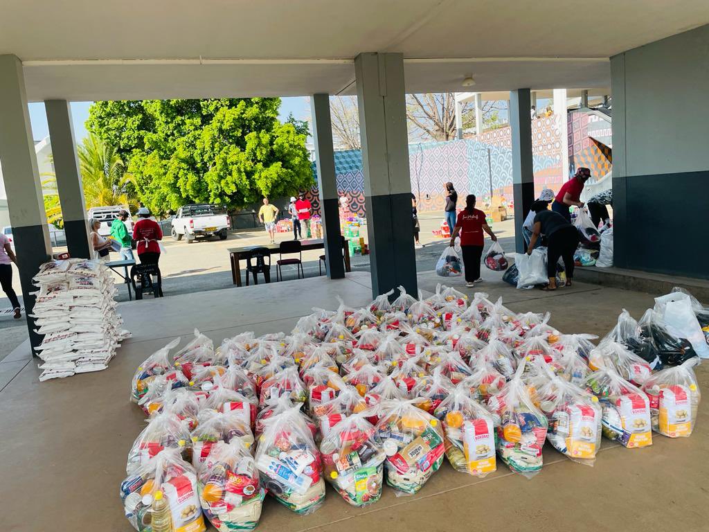 CoFeedNam's tweet photo. Food parcel assistance for needy households and bigger donations to marginalised groups in Windhoek and in other parts of the country - from the coast to Rehoboth, Tsumeb, Kunene and Ohangwena and other areas - was distributed by CoFeed today. https://t.co/Uenc44yg7a