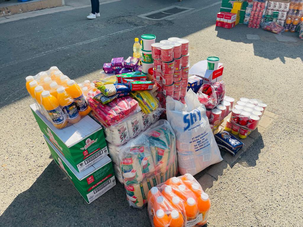 CoFeedNam's tweet photo. Food parcel assistance for needy households and bigger donations to marginalised groups in Windhoek and in other parts of the country - from the coast to Rehoboth, Tsumeb, Kunene and Ohangwena and other areas - was distributed by CoFeed today. https://t.co/Uenc44yg7a