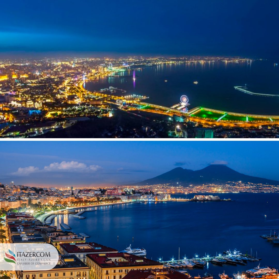 ITAZERCOM's tweet photo. #ITAZERCOM team is happy to congratulate dear Neapolitans and Bakuvians. This month we celebrate the 50th year of anniversary of #Baku and #Napoli twin cities agreement. Come notano molti italiani, Baku sembra infatti Napoli, ma senza il ๐ https://t.co/N79BzefgWv