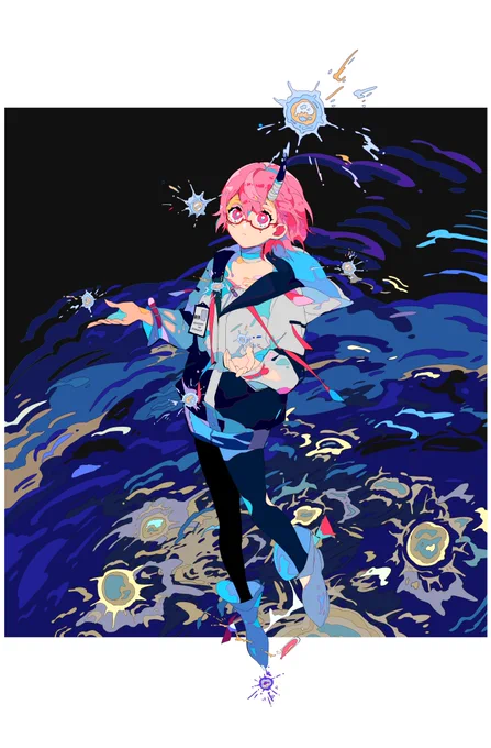「厄災の観測」#EPISODE_VERSE_n #VERSE_n #イラスト  