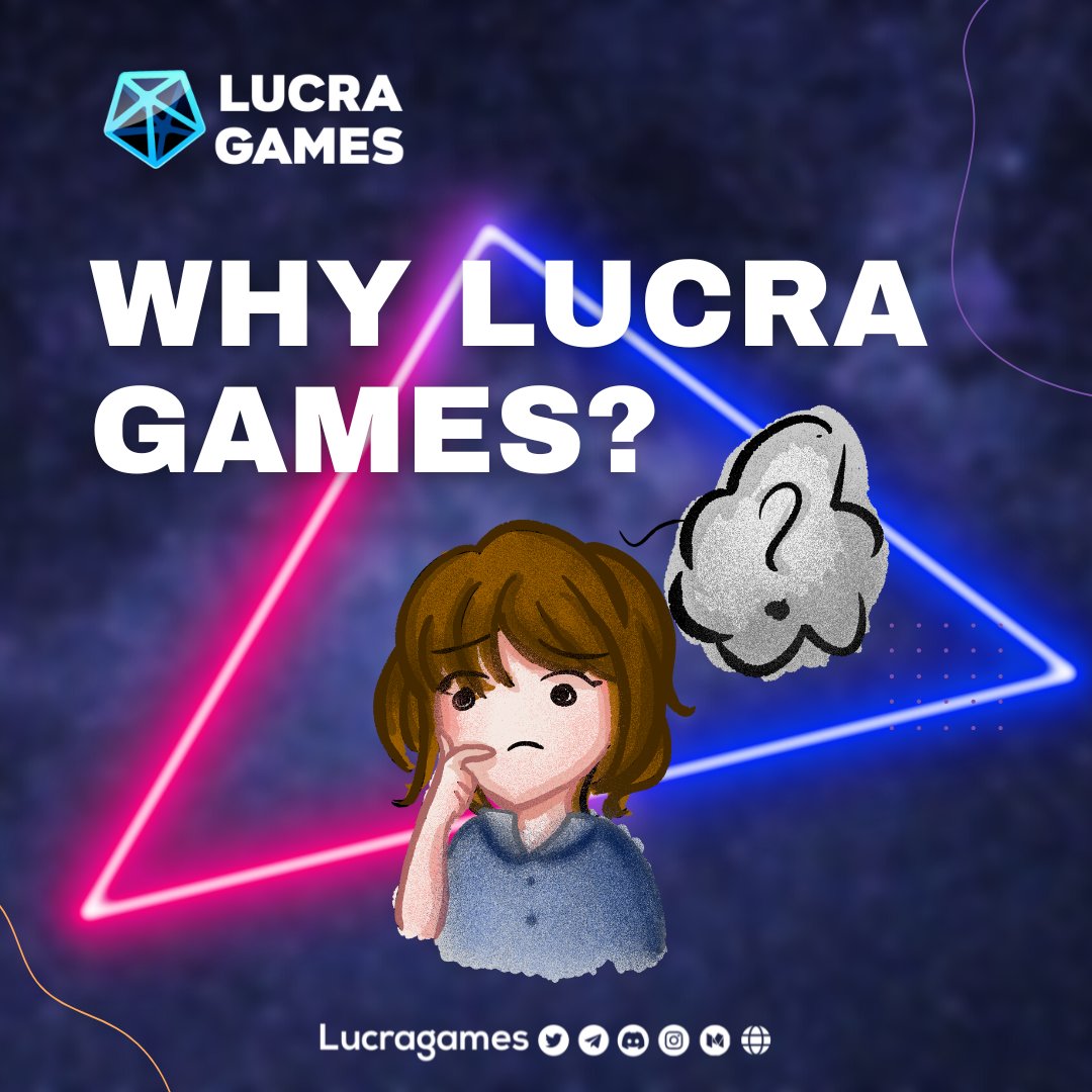 LucraGames's tweet photo. Why #Lucra Games ⁉️

Because 💬

Lucra Games is a revolutionary #P2E Mobile #Gaming Platform aiming to create enhanced - sustainable games with lucrative #earnings. 

✅ Powered by #BSC

#NFTs #PlayToEarn  #Bitcoin #GameFi https://t.co/Cb8VrQrKAb