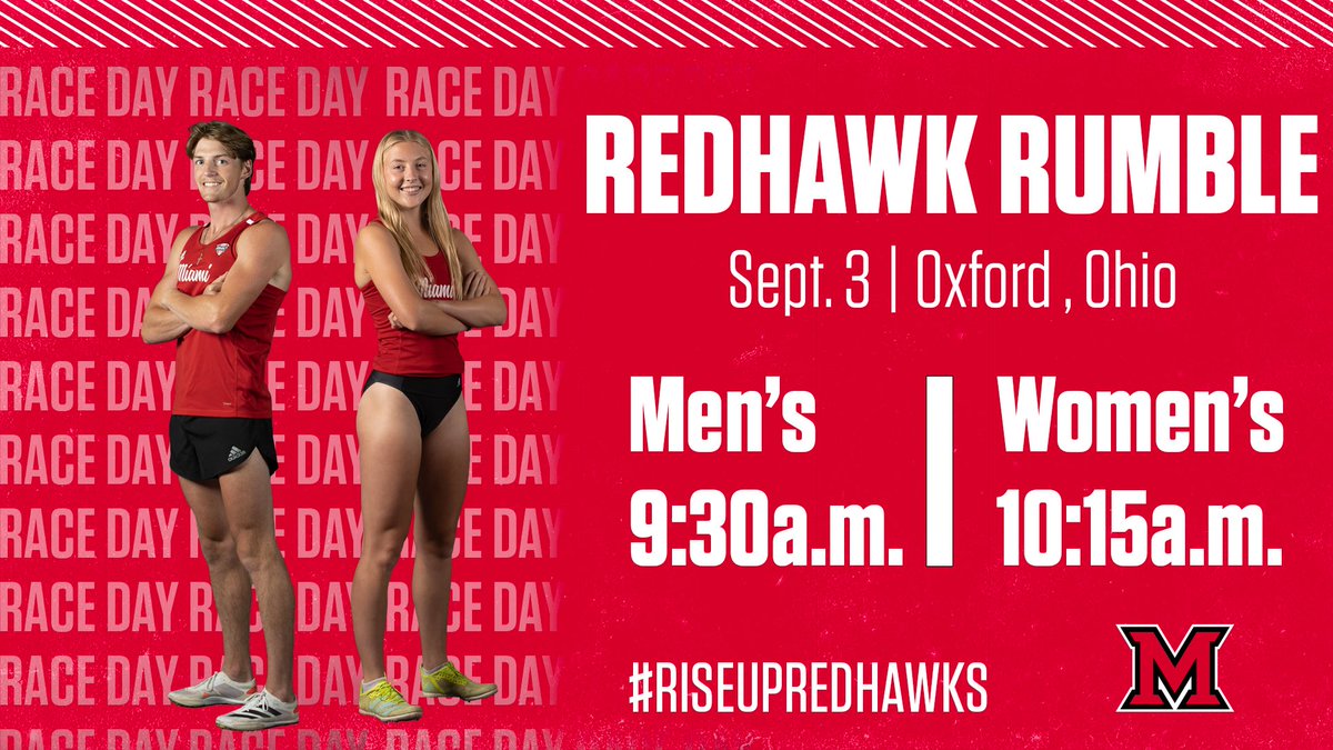The season gets started this morning at HOME! The men take off at 9:30, while the women do the same at 10:15!

#RiseUpRedHawks
