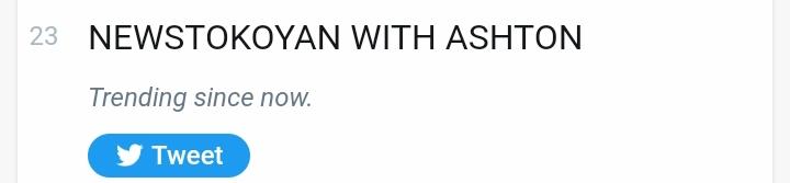 AshtonBelievers's tweet photo. Trending na tayo guys!

NEWSTOKOYAN WITH ASHTON https://t.co/EAR7Caqq02
