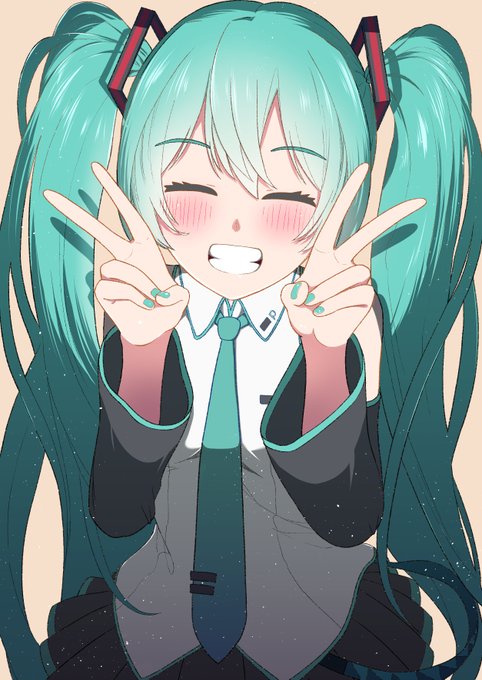 これは去年のかわいいミクの誕生日の絵 