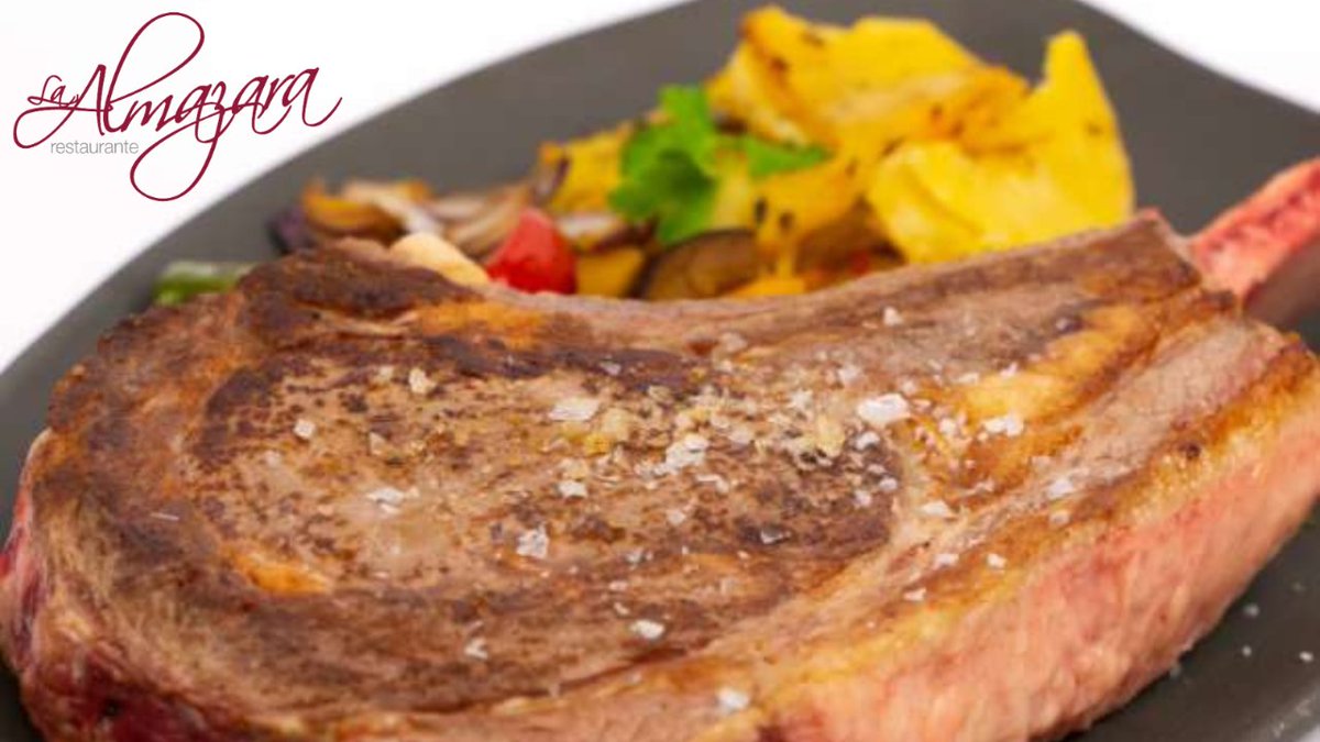 almazara_la's tweet photo. #Tomahawk de vaca vieja a la #parrilla ideal para compartir. 

Reserva tu mesa https://t.co/Sxrr4lDqWr

#ciempozuelos #seseña #sabado #saturday #mesaparados #comerenfamilia #valdemoro #ciudadreal #fuenlabrada #getafe #arganda #carbon #menufindesemana https://t.co/QWVlAGficB