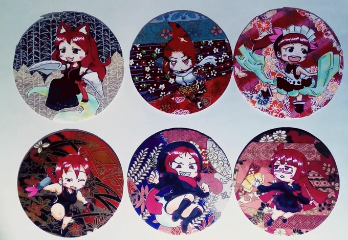 #ケムリクサ には和な背景もよく似合う(再掲)。#クサの日 