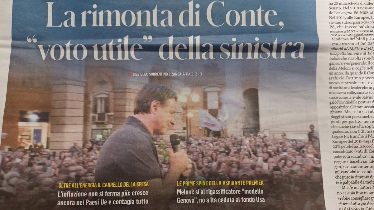ambrosimirko44's tweet photo. @erpedrini Falso. È ormai palese e ribadito da tutti, sia da militanti che da eletti di #sinitra, che a scappare siano gli elettori del #PD in direzione del #MoVimento5Stelle .
#ElezioniPolitiche2022 https://t.co/ml6zasZjem