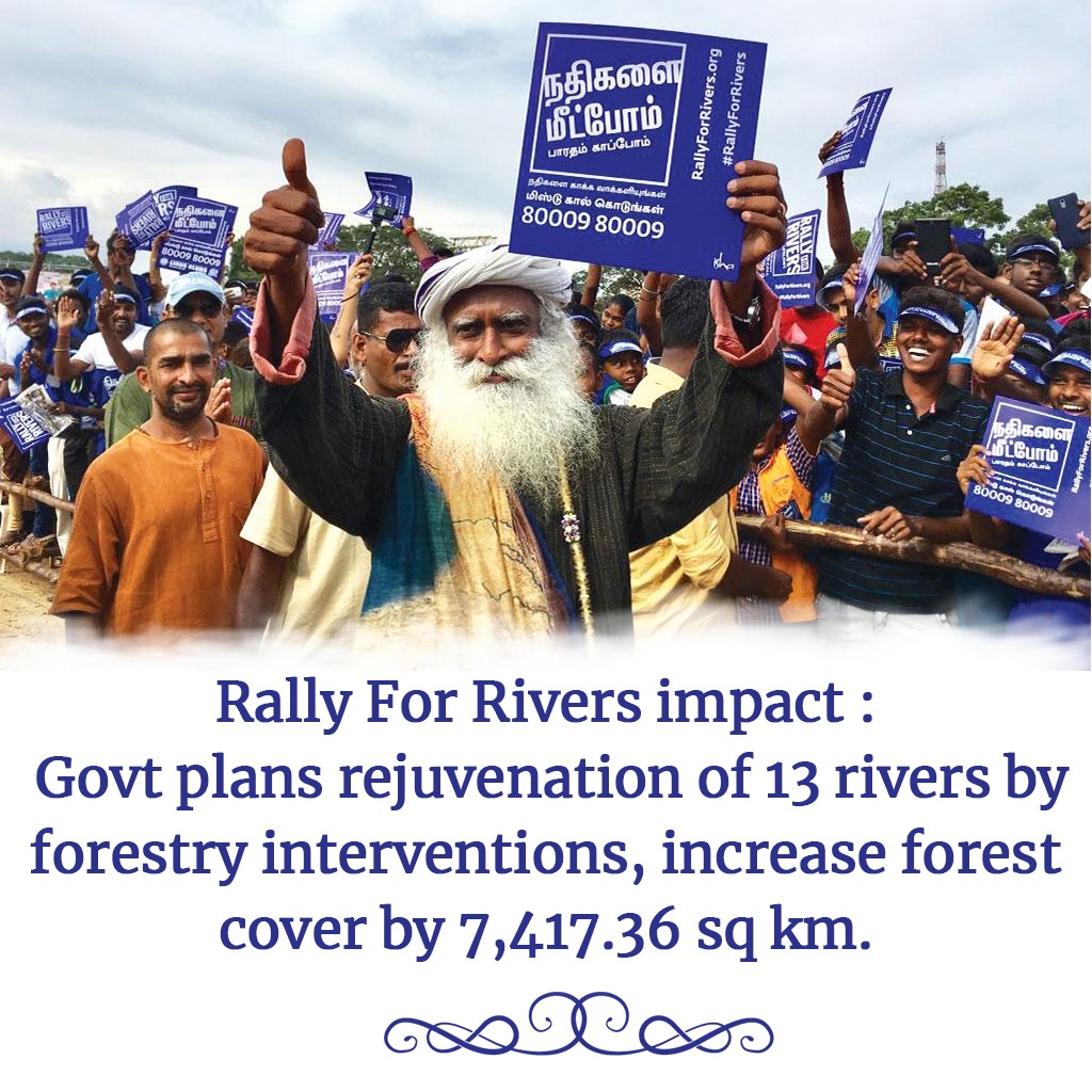 dushyantb112's tweet photo. Water is as important as oxygen for our survival.
Depletion of rivers will doom our human race.
It's time to act before it's too late. Happy birthday Sadhguru!
#RiverRevitalizationDay
@SadhguruJV https://t.co/gJ4QMWaxnA