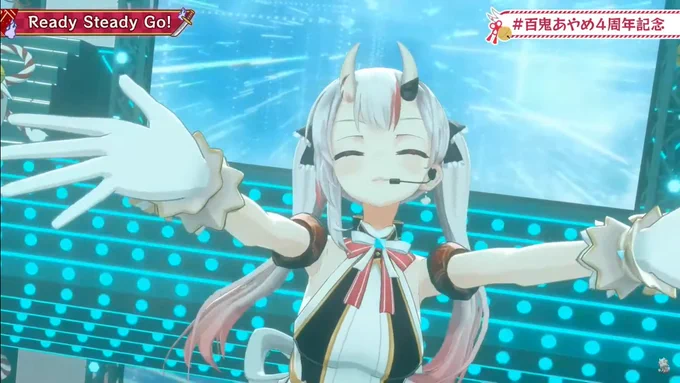 #百鬼あやめ4周年記念 
